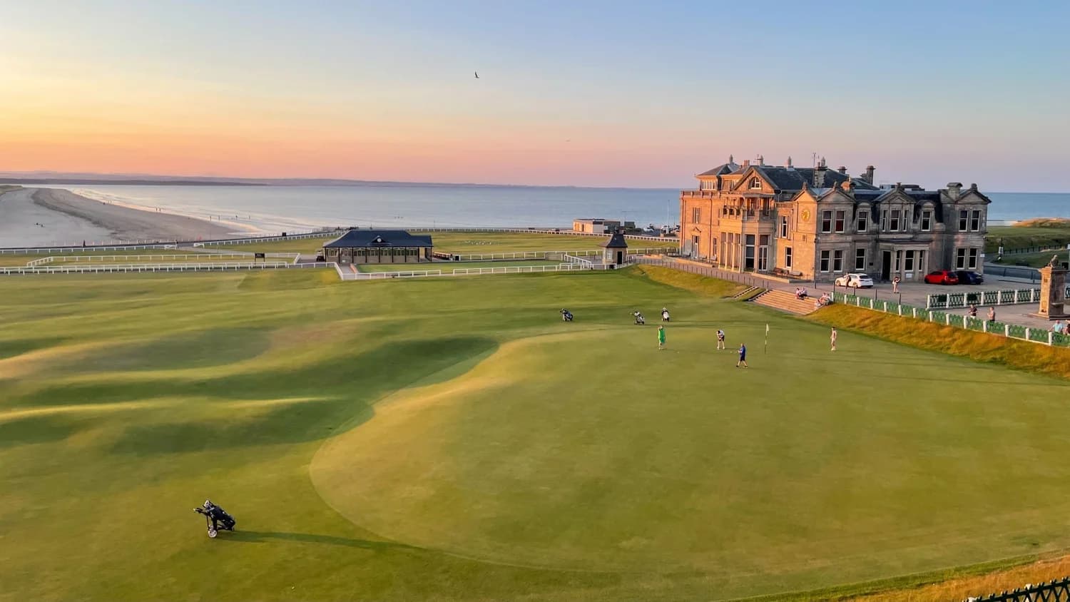 Luxury Scottish golf course landscape